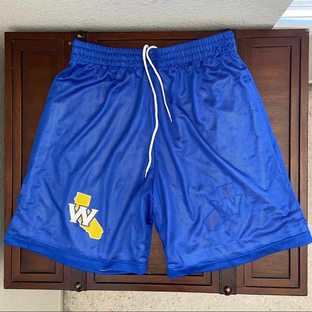 Warriors Blue & White Reversible Shorts - XL